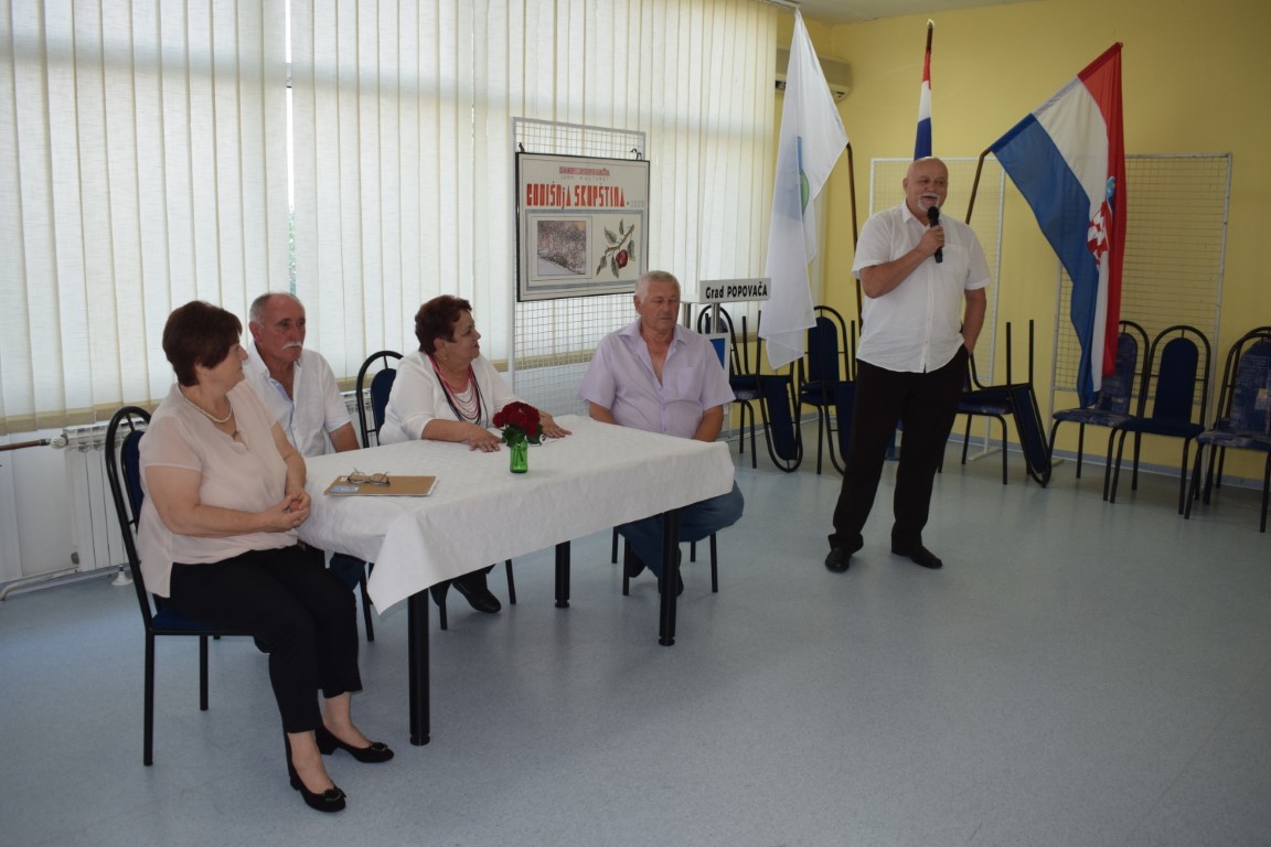 Predsjednik Županijske skupštine Mato Fofić je u subotu, 4. lipnja 2022. godine, u Domu kulture Popovača nazočio godišnjoj sjednici Skupštine Udruge umirovljenika grada Popovače.