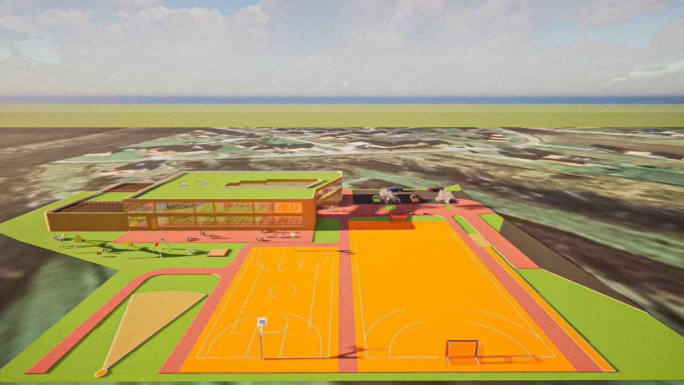 Na mjestu buduće škole u Mošćenici predstavljen je projekt izgradnje nove zgrade Područne škole Mošćenica OŠ Dragutina Tadijanovića Petrinja.