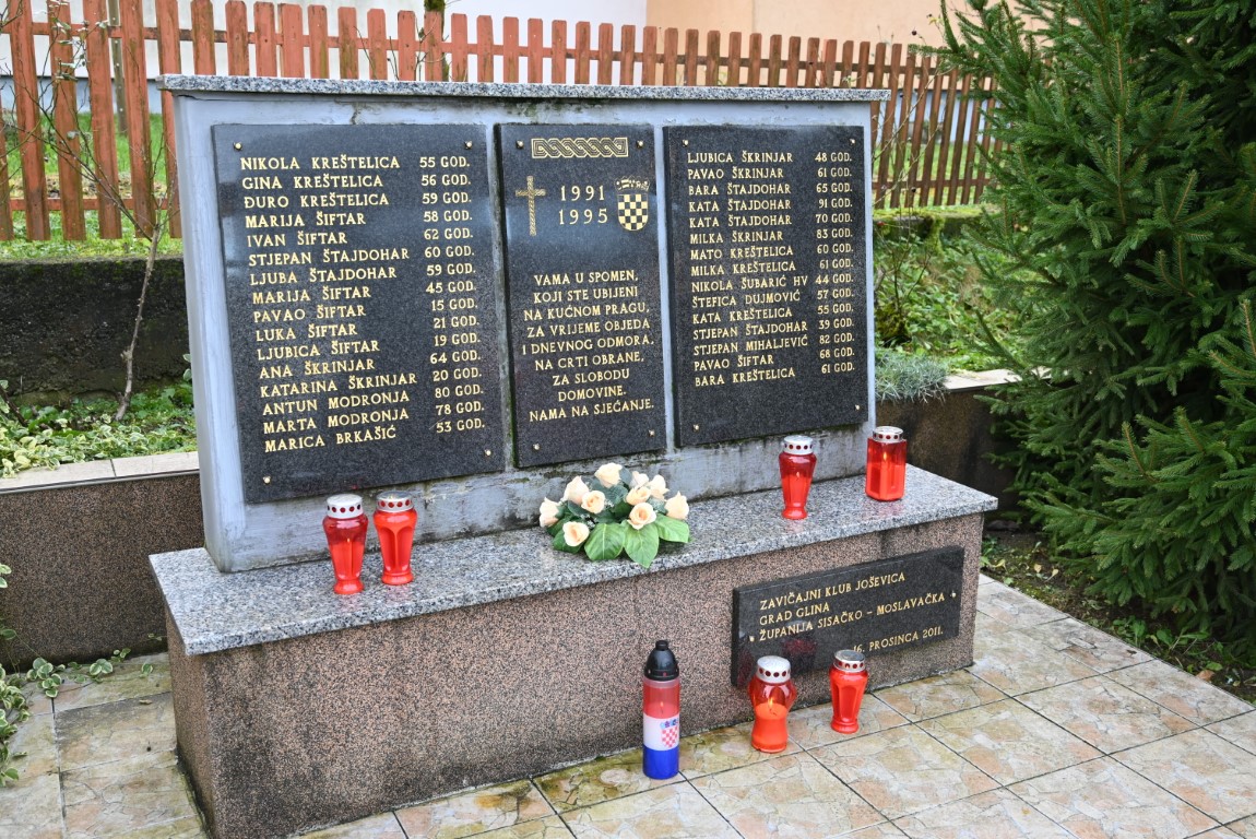 Zamjenik župana Mihael Jurić je, kao izaslanik predsjednika Hrvatskog sabora Gordana Jandrokovića, u Joševici, naselju na području Grada Gline, nazočio komemoraciji i obilježavanju 33. godišnjice stradanja mještana Joševice.