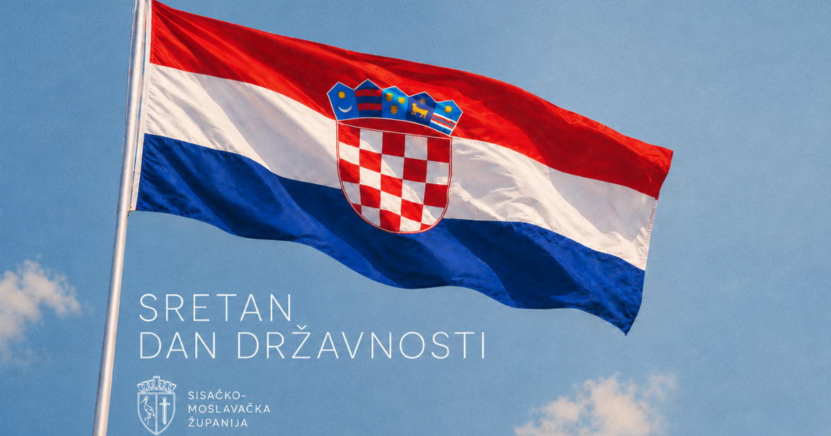 U povodu Dana državnosti RH, župan Ivan Celjak uputio je čestitku svim stanovnicama i stanovnicima Sisačko-moslavačke županije.