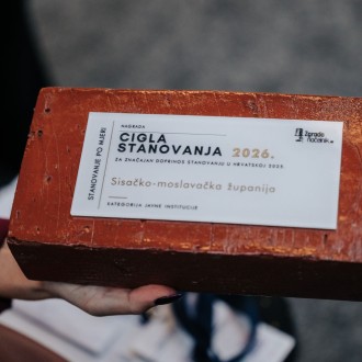SISAČKO-MOSLAVAČKA ŽUPANIJA DOBITNIK NAGRADE CIGLA STANOVANJA 2026.