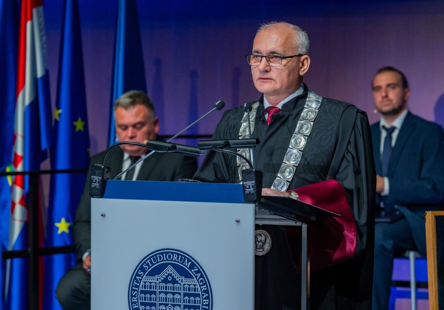 Stjepan Lakušić inauguriran za rektora Sveučilišta u Zagrebu